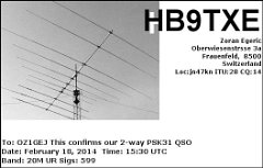 HB9TXE
